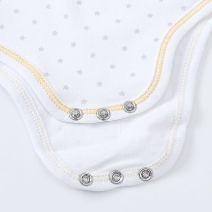 Factory wholesale summer infant short-sleeved triangle bag fart baby one-piece romper mamas children's clothing baby clothes 