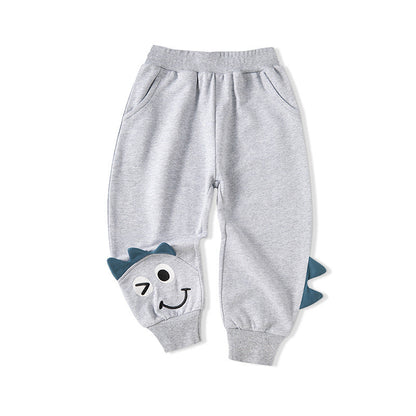 Cross-border children's clothing spring new products 2024 children's pants three-dimensional cartoon trendy children's pants boys' sports pants one piece drop shipping