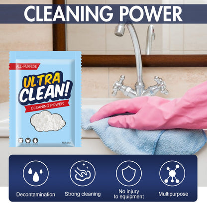 Jue Fish cleaning powder household clothes kitchen and bathroom baking soda powder oil stains effective cleaner multifunctional decontamination powder 