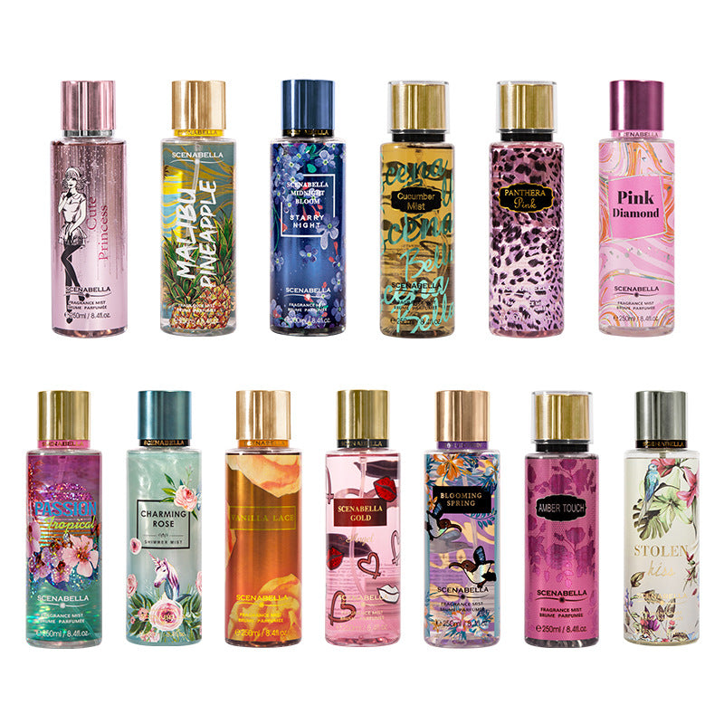 Cross-border women's body spray perfume women's perfume body spray body fragrance body mist 250ml 