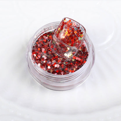 Glitter sequins nail accessories laser fantasy color large patch bright warm elf fairy eye nail art sequins wholesale 