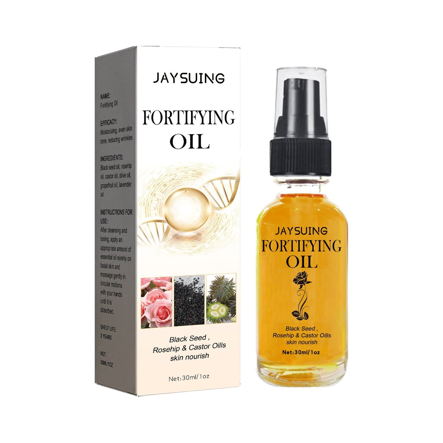 Jaysuing Facial Moisturizing Essential Oil ផ្តល់សំណើមដល់ស្បែកមុខ បន្តឹងស្បែក កាត់បន្ថយស្នាមជ្រួញ ផ្តល់សំណើមដល់ស្បែក 