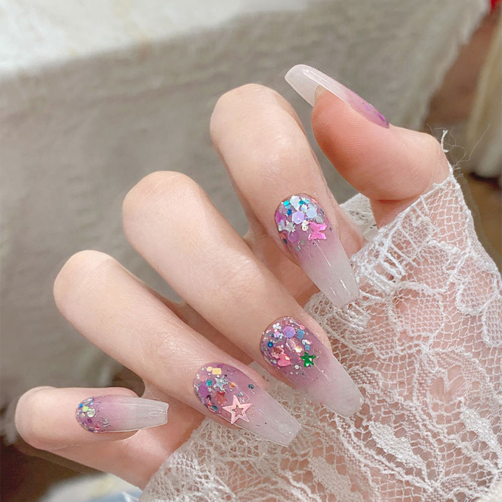 New nail art sequins cat eye fantasy color large sequins super flash all-match ultra-thin nail decoration mixed 6 colors set