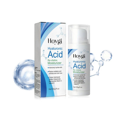 Hoygi Hyaluronic Acid Cream ផ្តល់សំណើម ផ្តល់សំណើម ធ្វើអោយស្បែកភ្លឺថ្លា កាត់បន្ថយស្នាមជ្រីវជ្រួញ និងស្នាមជ្រួញ 