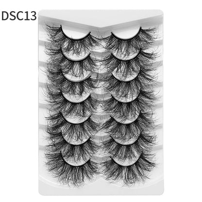 DINGSEN false eyelashes manufacturer cross-border stable eyelashes long explosive style eyelashes