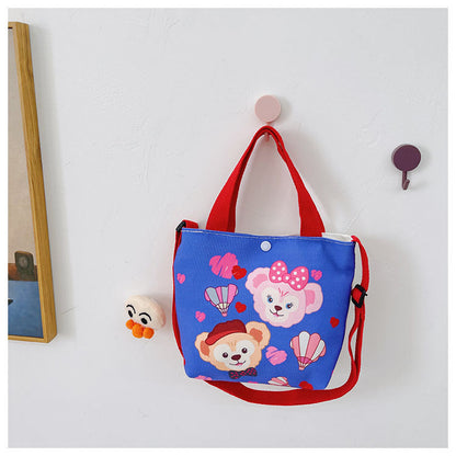 Cartoon Stella Lou children's bag anime cute net red canvas handbag Korean version casual children's messenger bag wholesale