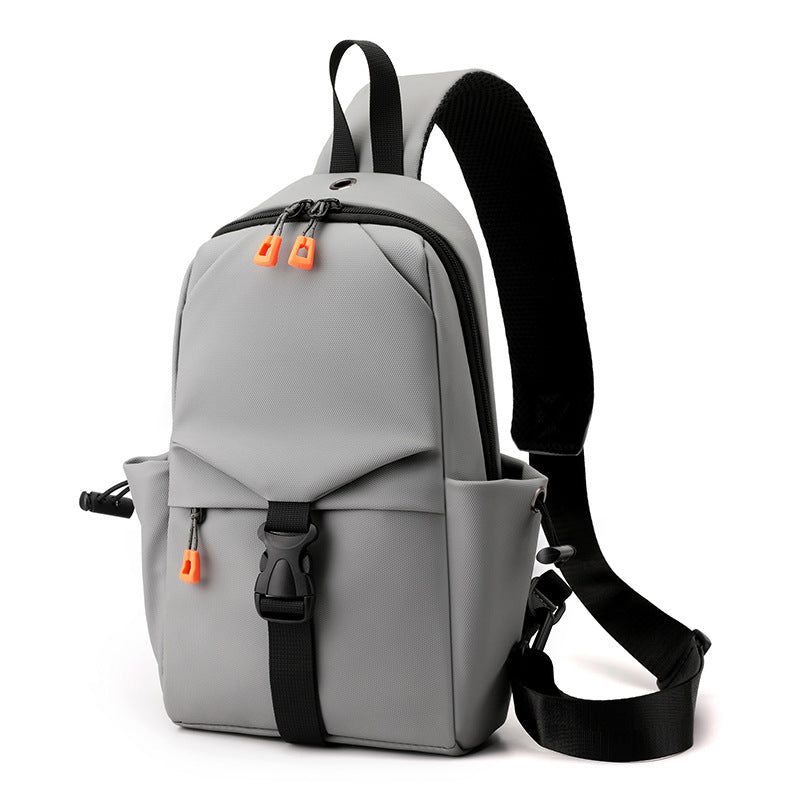 Cross-border chest bag men's new men's shoulder bag casual sports messenger bag waterproof multifunctional backpack wholesale 