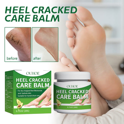 OUHOE Cracked Heel Care Cream Repair Heel Peeling, ការពារជើងស្ងួត និងប្រេះ, Moisturizing Care Cream 