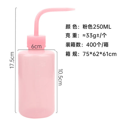 Wholesale grafting eyelash cleaning pot 250ml curved mouth cleaning pot planting eyelash cleaning tool