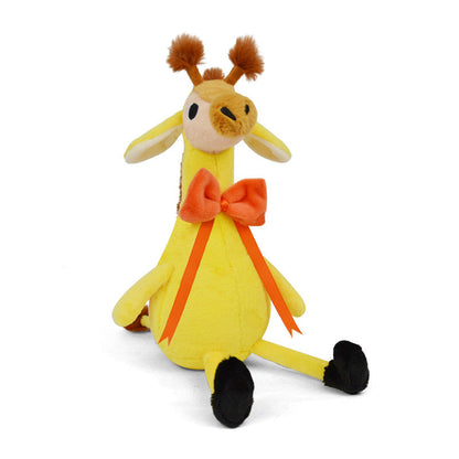 New style cartoon giraffe plush toy cute Lewu deer animal doll children's gift pillow doll