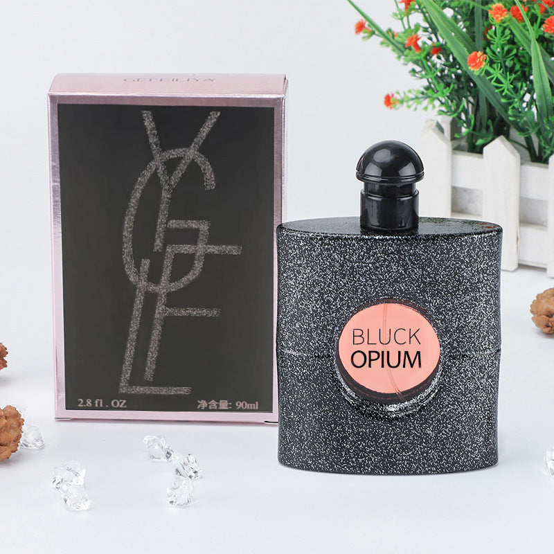 Gefelia Black Coffee Opium Women's Perfume Student Internet Celebrity Hot Sale Fresh Natural Lasting Eau de Toilette 90ml 