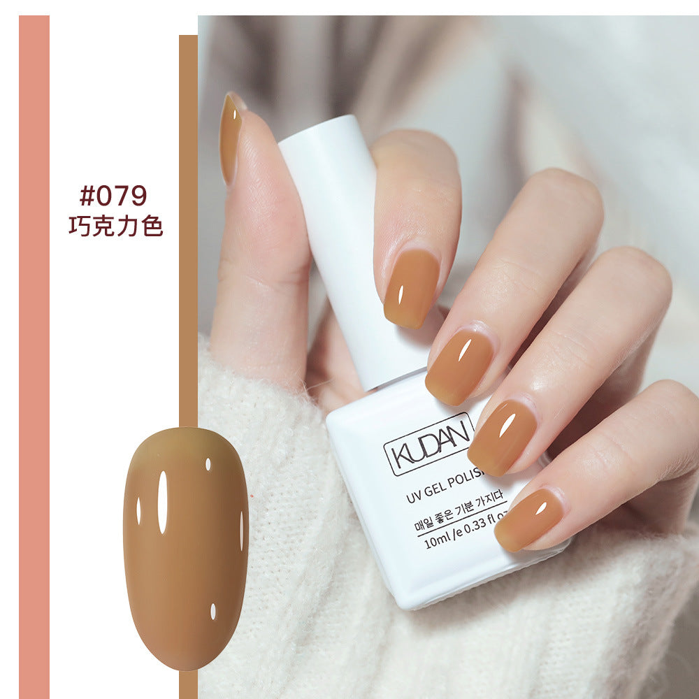 2023 new nail polish gel no odor ice transparent nude color transparent long-lasting quick-drying nail polish manicure nail polish gel wholesale