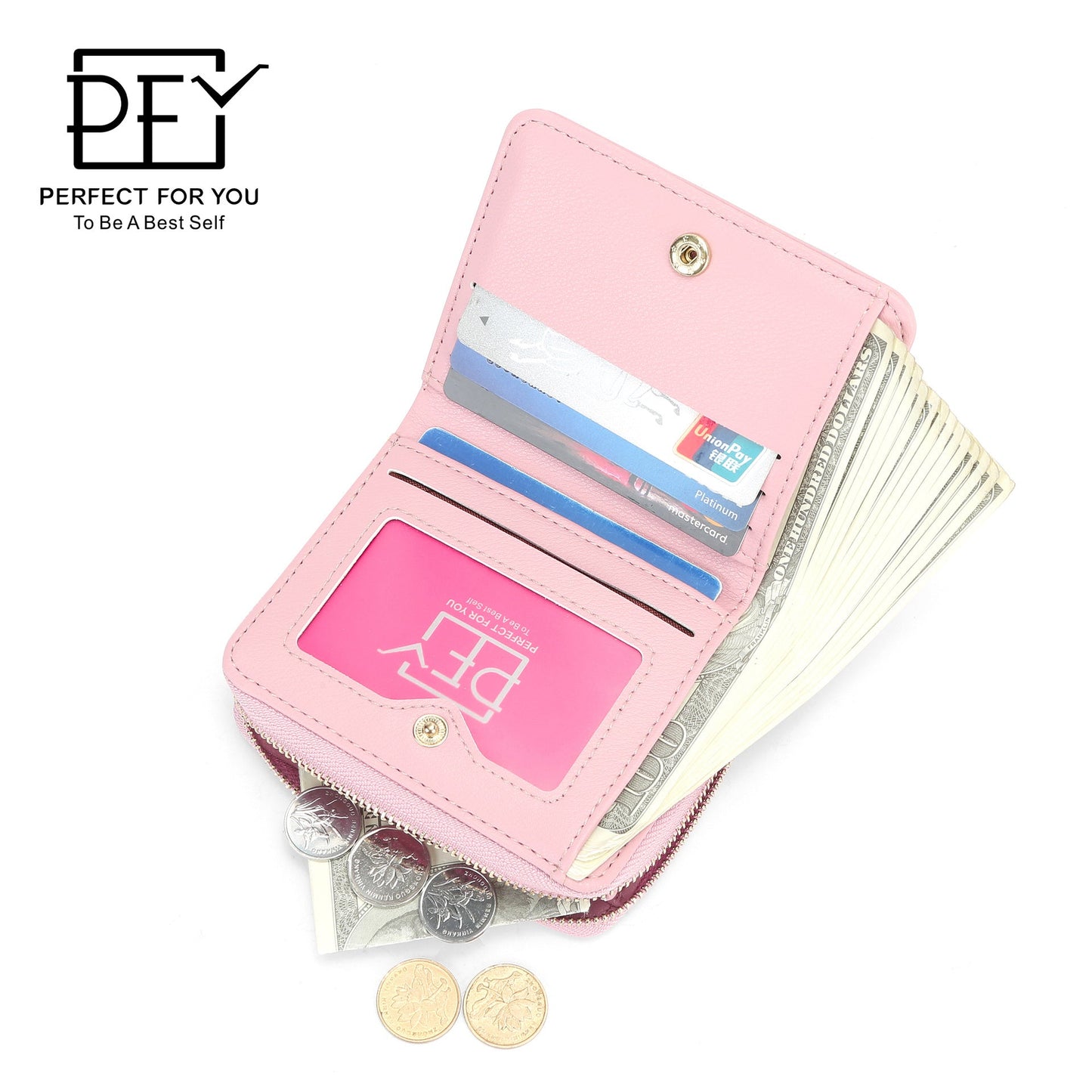 Perfect For You New Women's Short Coin Purse Coin Wallet Simple Small Wallet Women's Bag 