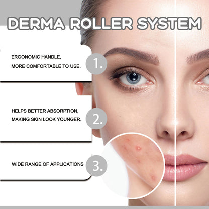 East Moon Facial Massage Roller Lightens Fine Lines Closed Comedones Acne Skin Rejuvenation Facial Massage Treatment 