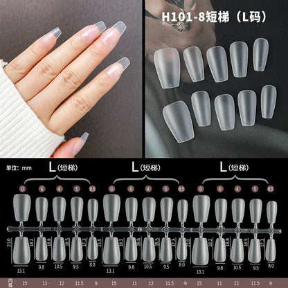 Hand-made wearable nails, frosted, no-carving, thin, foldable, traceless, air soft nails, 300 pieces, new upgrade