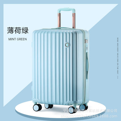 2024 new men's and women's suitcase trolley case universal wheel large capacity zipper suitcase 20 inch password box wholesale 