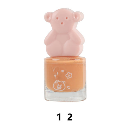 Bei Shijie water-based cute no-bake long-lasting non-peelable quick-drying nude color no odor nail polish wholesale