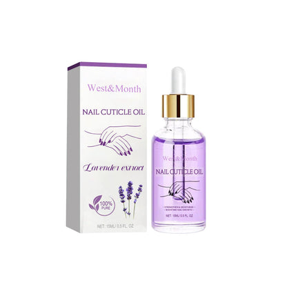 West&amp;Month nail strengthening cuticle oil repair onychomycosis soft nail thickening moisturizing bright nail care oil 