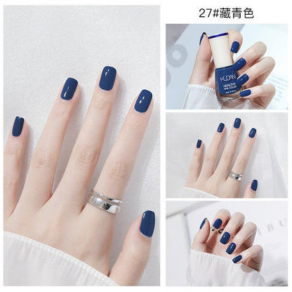 New oily nail polish, non-peelable, no-bake, long-lasting, no odor, natural and quick-drying, cross-border nail polish wholesale