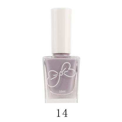 Lucia summer oily 30-color nail polish, no baking, long-lasting, non-peelable, quick-drying, obvious white nail polish wholesale