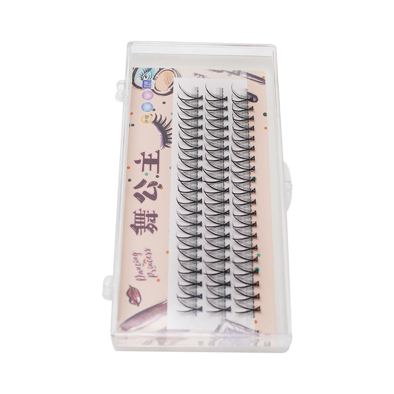 Dingsen false eyelashes V-shaped eyelashes magnolia eyelashes single cluster natural self-grafted eyelashes segmented eyelashes