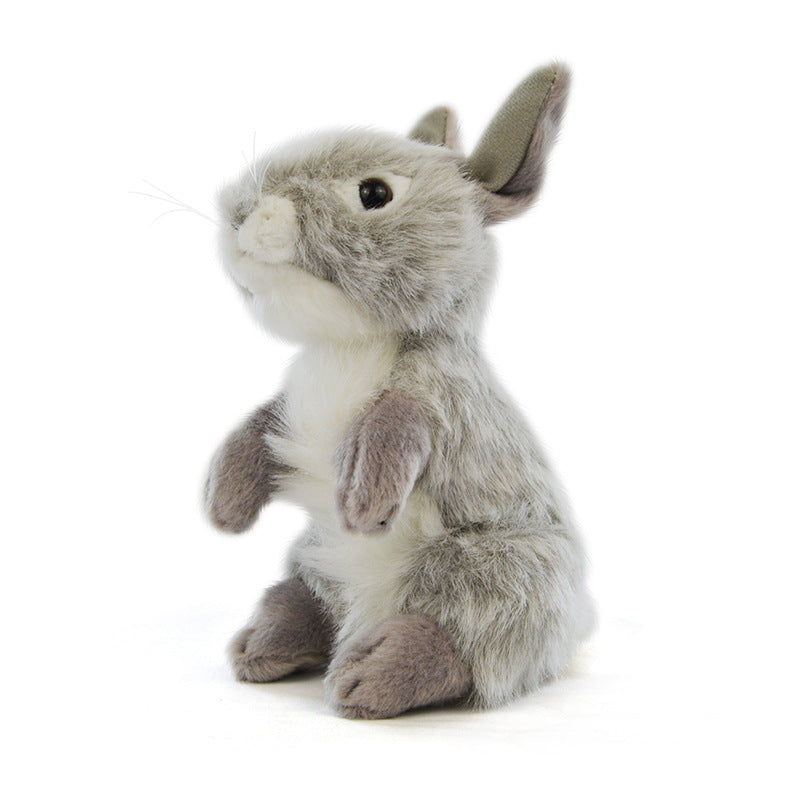 Simulation cute rabbit animal plush toy new style little rabbit family rabbit doll children's gift doll