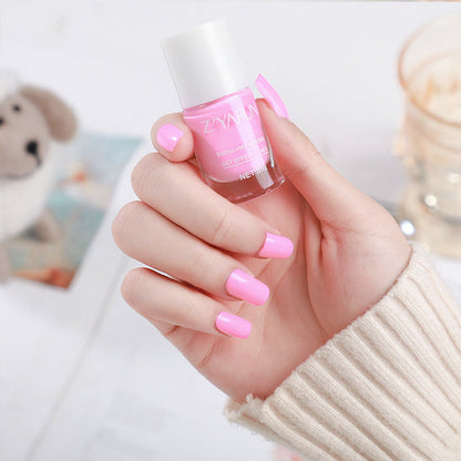 ZYAFUN No-bake water-based peelable nail polish No-bake quick-drying long-lasting no-fading odorless peel-off micro-glue nail polish 