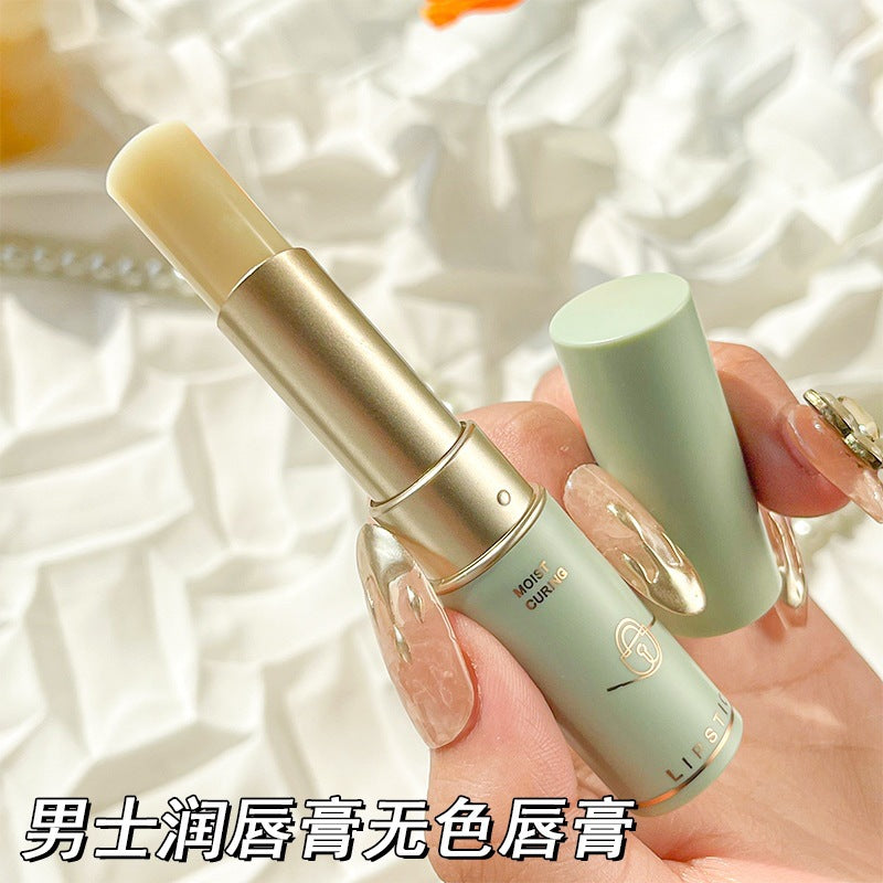 NOVO Colorless Color Change Lipstick Temperature Changeing Moisturizing Moisturizing Anti-Crack Base Student Lip Balm លក់ដុំសម្រាប់បុរស និងស្ត្រី