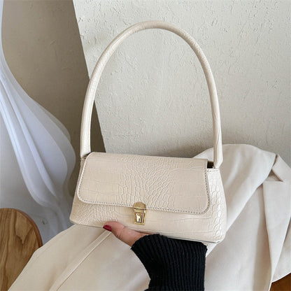 High-quality bag for women 2024 new retro small square bag niche simple underarm bag trendy shoulder messenger bag 