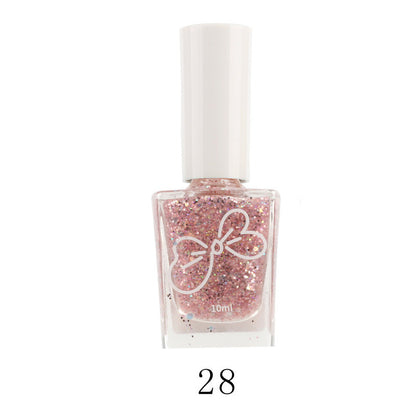 Lucia summer oily 30-color nail polish, no baking, long-lasting, non-peelable, quick-drying, obvious white nail polish wholesale