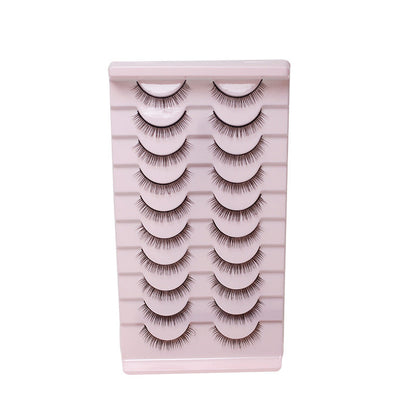 DINGSEN false eyelashes factory cross-border stable supply 10 pairs of DD holiday eyelashes Russian curling set