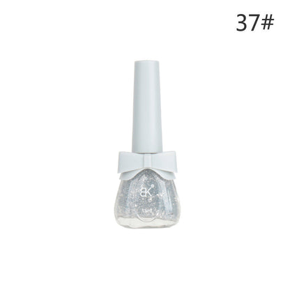 Water-based nail polish no baking quick drying tearable set nude transparent odorless long-lasting peelable cross-border nail polish