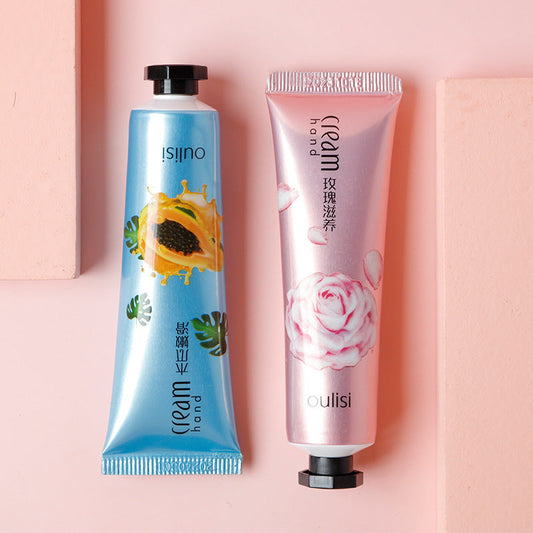 Oulis single 30ml floral and fruity hand cream autumn and winter moisturizing anti-drying moisturizing hand cream small