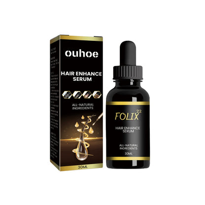 OUHOE hair care essential oil nourishes hair roots, strengthens hair, repairs damaged, dry and frizzy hair 