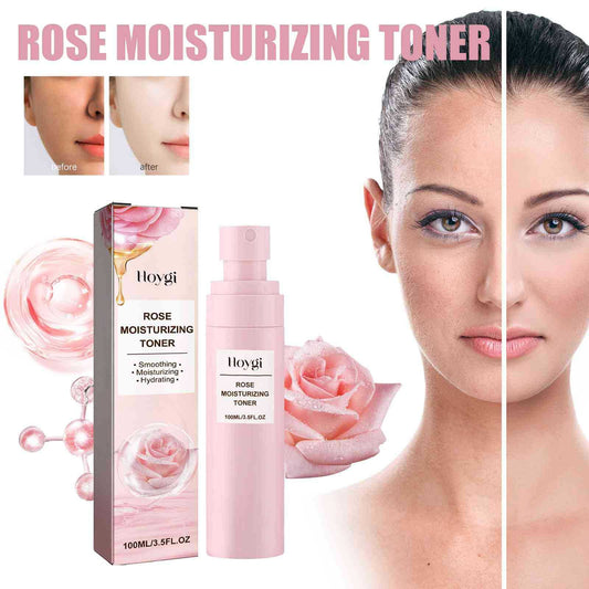 Hoygi Rose Water Moisturizing Spray ធ្វើអោយប្រសើរឡើងនូវស្បែកស្ងួត គ្រើម ផ្តល់សំណើមដល់រន្ធញើស បង្រួមរន្ធញើស 