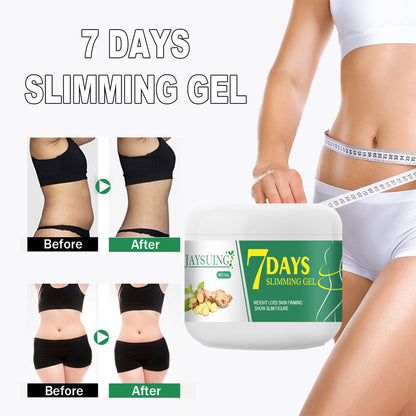 Jaysuing Ginger Slimming Cream Tummy Shaping Body Cream Massage Firming Slimming Thin Big Belly Shaping Cream 