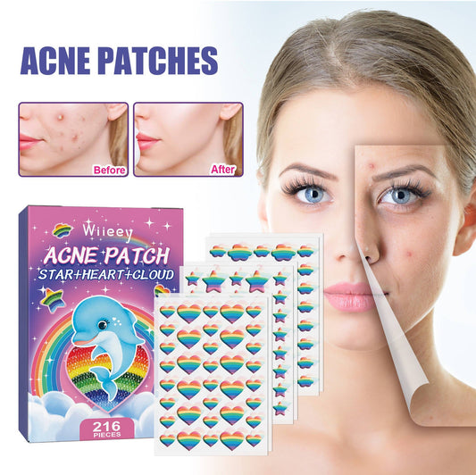 Wiieey acne patch fades acne marks and cleans facial closed comedones cute cartoon invisible concealer acne patch 