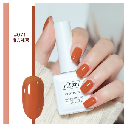 2023 new nail polish gel no odor ice transparent nude color transparent long-lasting quick-drying nail polish manicure nail polish gel wholesale