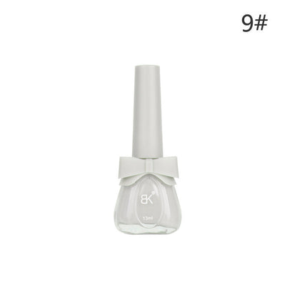 Water-based nail polish no baking quick drying tearable set nude transparent odorless long-lasting peelable cross-border nail polish