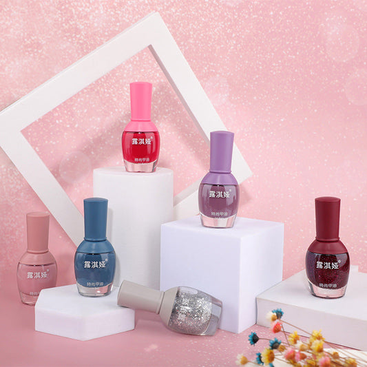 Manufacturer's supply Bei Shijie big belly bottle fashion long-lasting oily nail polish no baking autumn and winter color 14.5ml