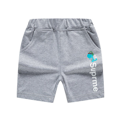 Boys shorts baby outer wear stylish casual pants children's shorts summer Korean style children's clothing wholesale one piece drop shipping