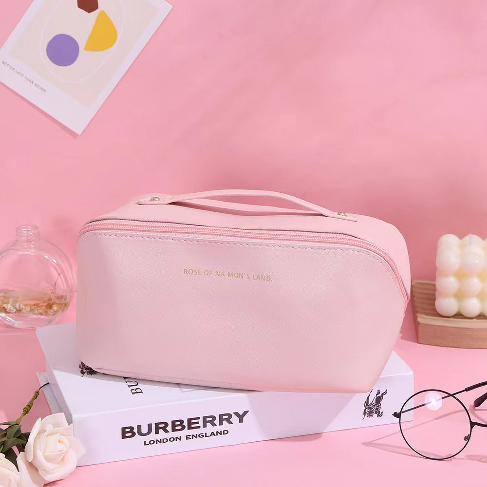 PU leather pillow cosmetic bag ins style portable female cosmetic bag wholesale travel wash bag cosmetic storage bag