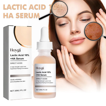 Hoygi lactic acid facial essence fades acne and blackheads, anti-wrinkle, moisturizing, whitening and anti-aging 