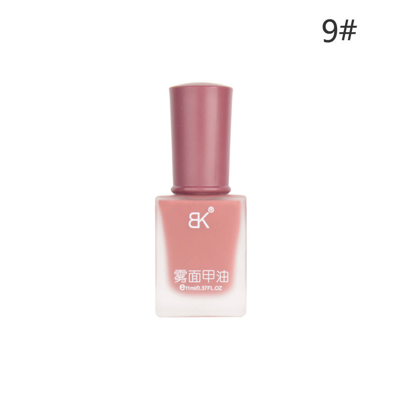 bk2024 summer fashion matte matte oily nail polish no baking long-lasting not easy to fall off can not be peeled frosted wholesale