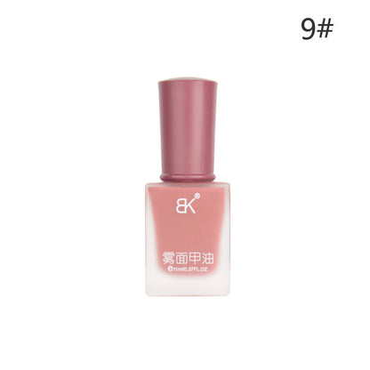 bk2024 summer fashion matte matte oily nail polish no bake ជាប់បានយូរ មិនងាយធ្លាក់ លាបមិនរបក លក់ដុំ