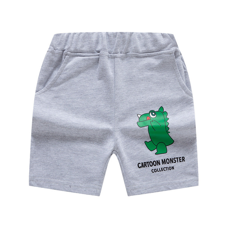 2023 New Summer Cartoon Pattern Children's Shorts Cotton Boys Casual Pants Children's Clothing Wholesale One Piece Dropshipping