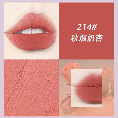 NOVO Moe Mist Lip Glaze Matte Matte Waterproof Non-fading Non-stick Cup Female Student Affordable High-end Whitening 