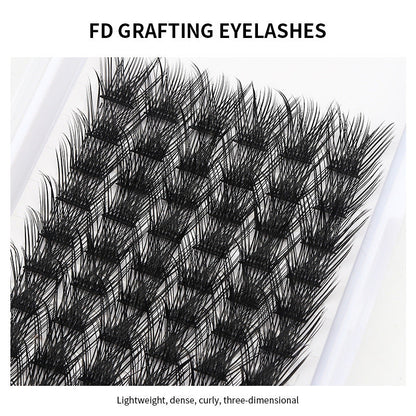 DINGSEN false eyelashes factory cross-border stable supply segmented eyelashes single cluster self-grafted eyelashes 12 rows