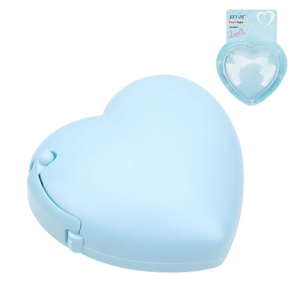 Wholesale Eyelash Extension Tape Dispenser Candy Color Portable Tape Dispenser Heart Shaped Circular Cutter