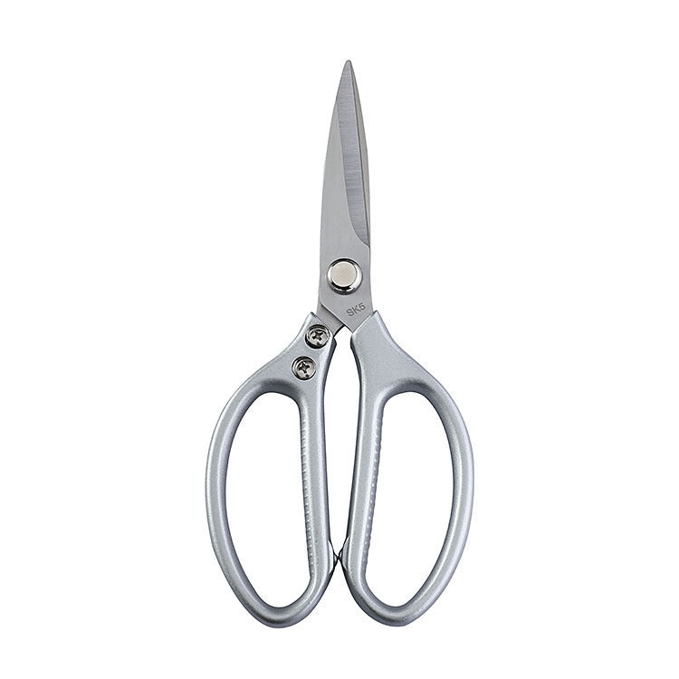 Hot sale stainless steel kitchen scissors multifunctional barbecue food chicken bone scissors Japanese style strong aluminum handle scissors SK5 scissors